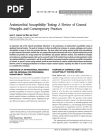 Antimicrobial Susceptibility Testing A Review of General Principles and Contemporary Practices PDF