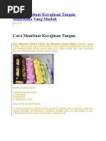 Download Cara Membuat Kerajinan Tangan Sederhana Yang Mudah by Rahayu Kasmiati SN252692067 doc pdf