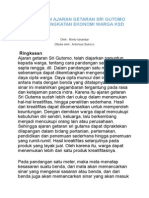 Penerapan Ajaran Getaran Sri Gutomo Guna Peningkatan Ekonomi Warga KSD