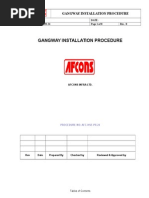 Gangway Installation Procedure