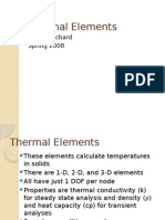 Thermal Elements: Jake Blanchard Spring 2008