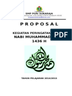 Proposal Maulid Nabi Pgri