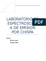 Laboratorio de Espectroscopía de Emision Por Chispa Borasi Bonvicini