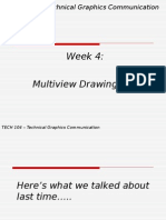 Week 4: Multiview Drawings - 2