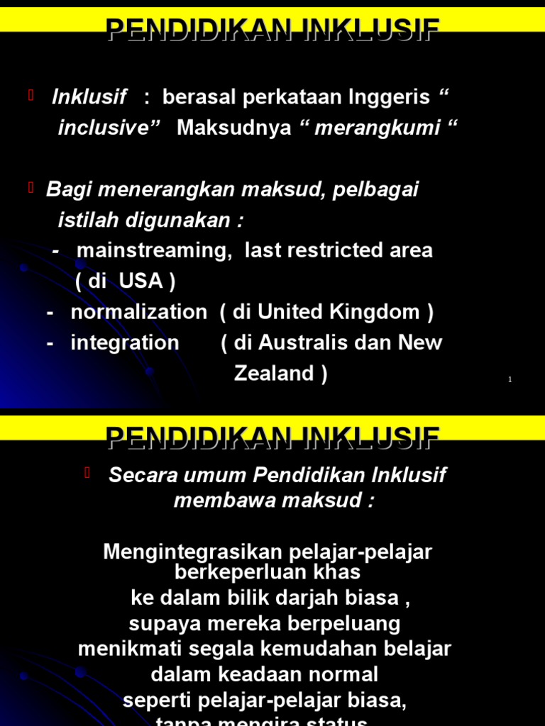 Pendidikan Inklusi Pendidikan Guru Sekolah Dasar