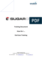 SugarCRM Training End User