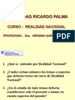 Unidad I Realidad Nacional y Globalización