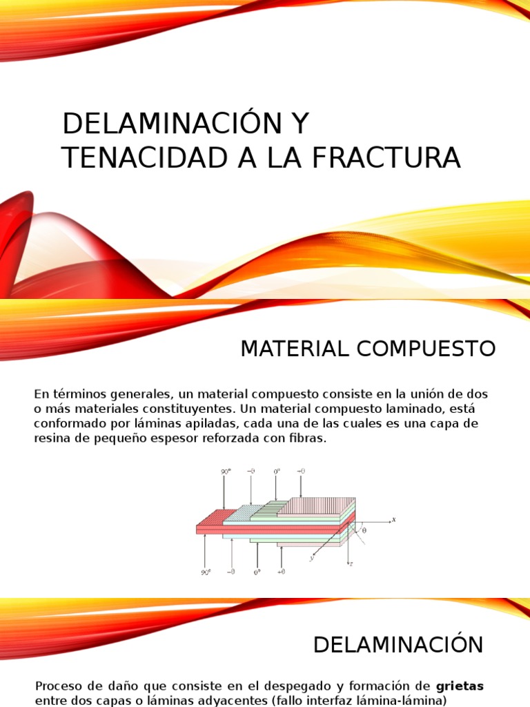Tenacidad a la Fractura en Materiales Compuestos | PDF | Mecánica de ...