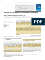 Seeing REDD+ As A Project of Environmental Governance: Mary C. Thompson, Manali Baruah, Edward R. Carr