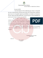 No Habilitó La Feria Judicial para Tratar La Denuncia Del Fiscal Nisman