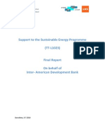 Support to the Sustainable Energy Program for Trinidad and Tobago (2014)