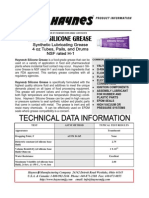 Haynes Silicone Grease PDS PDF