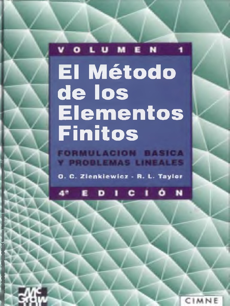 Zienkiewicz&Taylor Vol1Español | PDF | Método de elementos finitos 