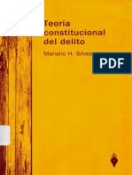 Teoria Constitucional Del Delito - Mariano Silvestroni