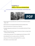 Facts About World War 2