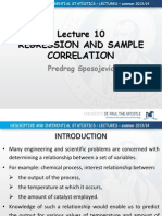 Regression and Sample Correlation