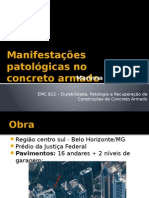 Manifestações Patológicas No Concreto Armado