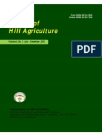 Journal of Hill Agriculture 2013 Vol 4