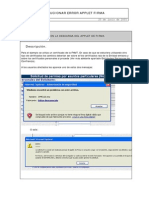 Solucionar Error Applet Firma PDF