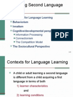 2 Theoretical Approaches to L2