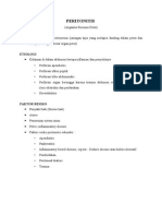 Peritonitis & Peritonitis Tb-Idk