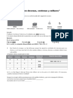 Matemáticas - Decenas, Centenas y Millares (1)