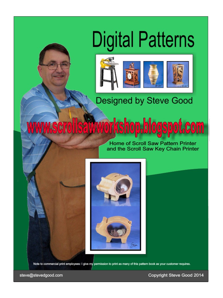 scroll saw piggybank pattern guide | pdf