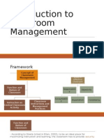 Introduction To Classroom Management