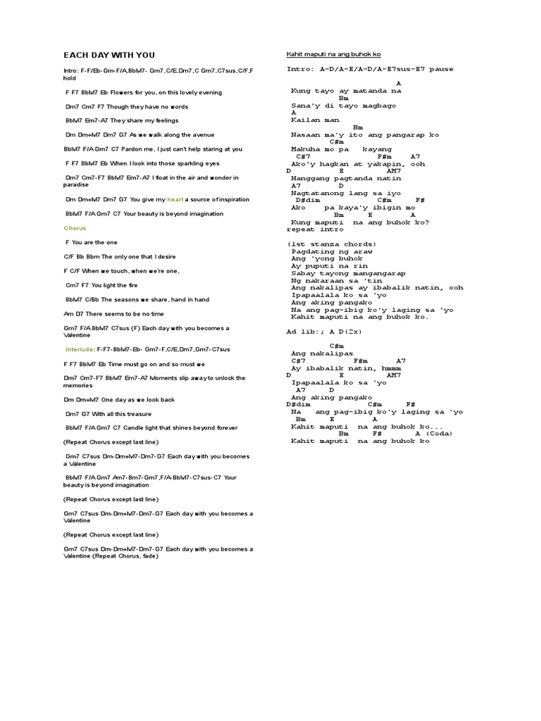 Songs For Dec 15 Wed Pdf