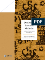 Qualitative Research Methods - A Data Collector's Field Guide