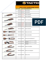 Lista de Precios Tactix Fesepsa 2014