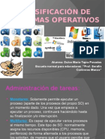 Clasificación de Sistemas Operativos