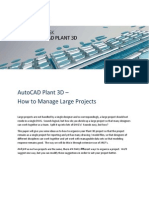 AutoCAD Plant 3D Large Projects