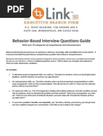 Link Behavior Interview Questions