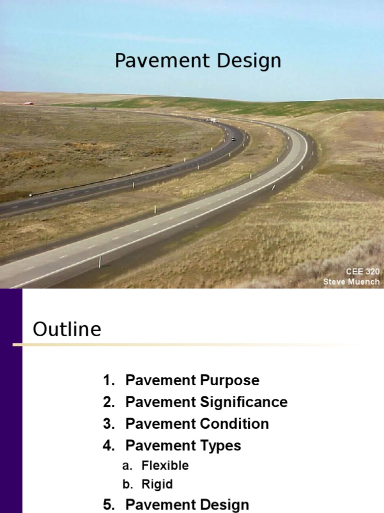 Pavement Design Overview and Methods | PDF | Road Surface | Civil ...
