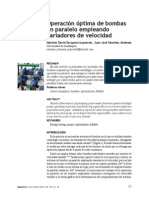 Motobombas en Paralelo Con Variador de Velocidad