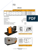 GPW-135 generador diesel especificaciones técnicas
