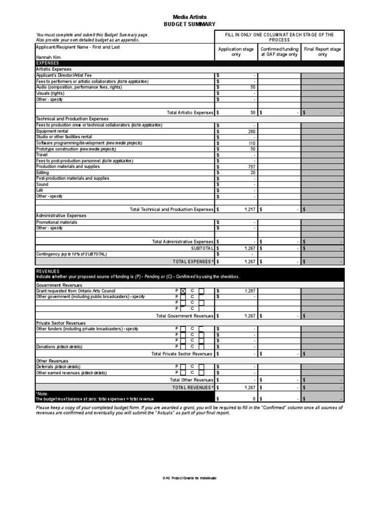 2014 Budget Excel PDF Sheet1 | PDF