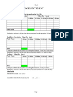 Stock Statment HDFC