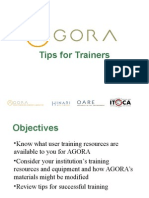 Tips For Trainers