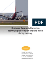 Business Research Report On Identifying Reasons For Airplane Crash During Landing