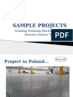 Sample Projects: Grinding-Polishing Machines "GPM" Reactive Sealers "SPEKTRIN"