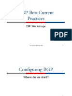 BGP Best Current Practices: ISP Workshops