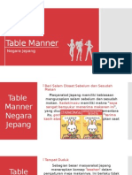 Table Manner Jepang