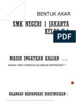 Bentuk Akar