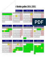 Kalendar Rada 2014 2015