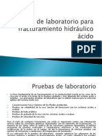 5-Pruebas de Laboratorio para Fracturamiento Hidráulico Ácido