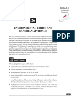 26 - Environmental Ethics and Gandhian Approach PDF