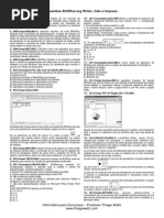 Questões - BrOffice Writer, Calc e Impress