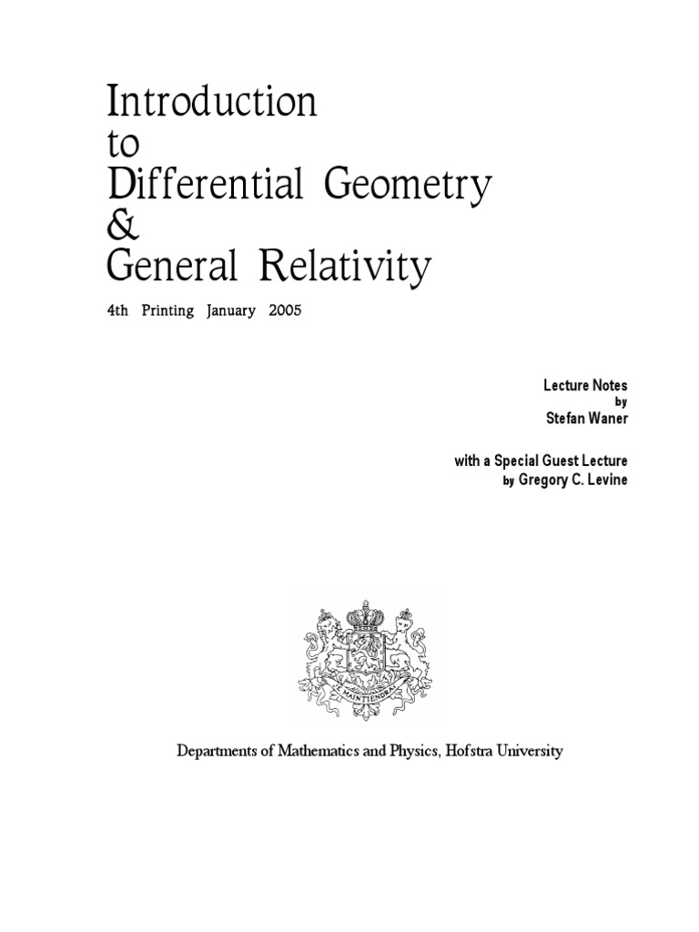 Differential - Geometry and Manifolds | PDF